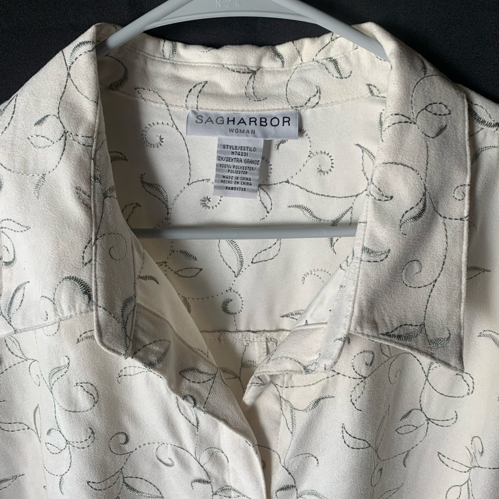Sag Harbor Button Down Size 2x - image 3